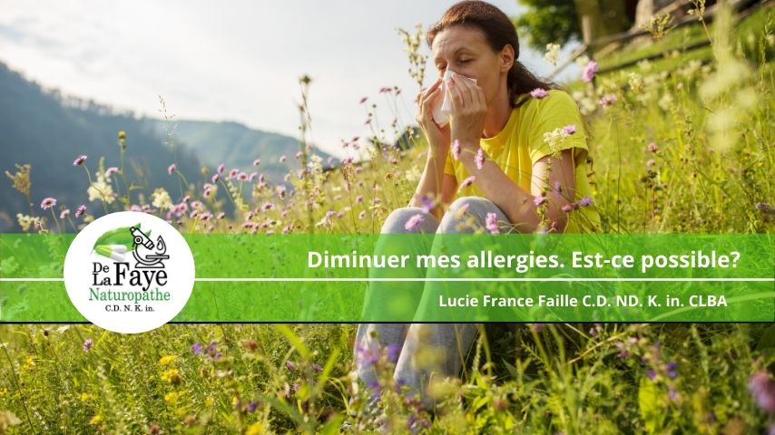 Comment diminuer mes allergies